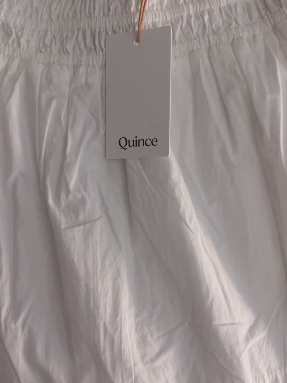 Quince White Tiered Maxi Skirt with Smocked Waist - Picture 10 of 11